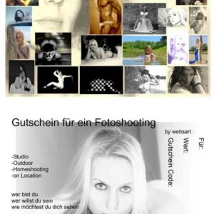Gutschein für ein Fotoshooting – by websart