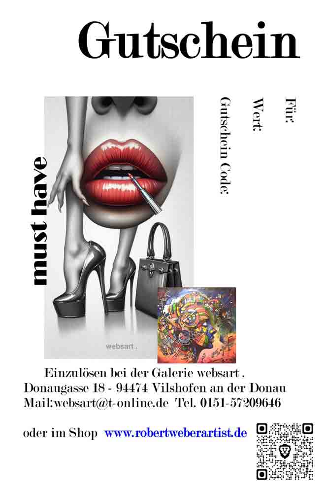 Gutschein – Kunst verschenken mit Stil