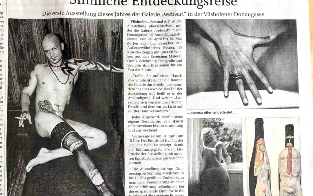 Sinnliche Entdeckungsreise – Ausstellung in der Galerie websart